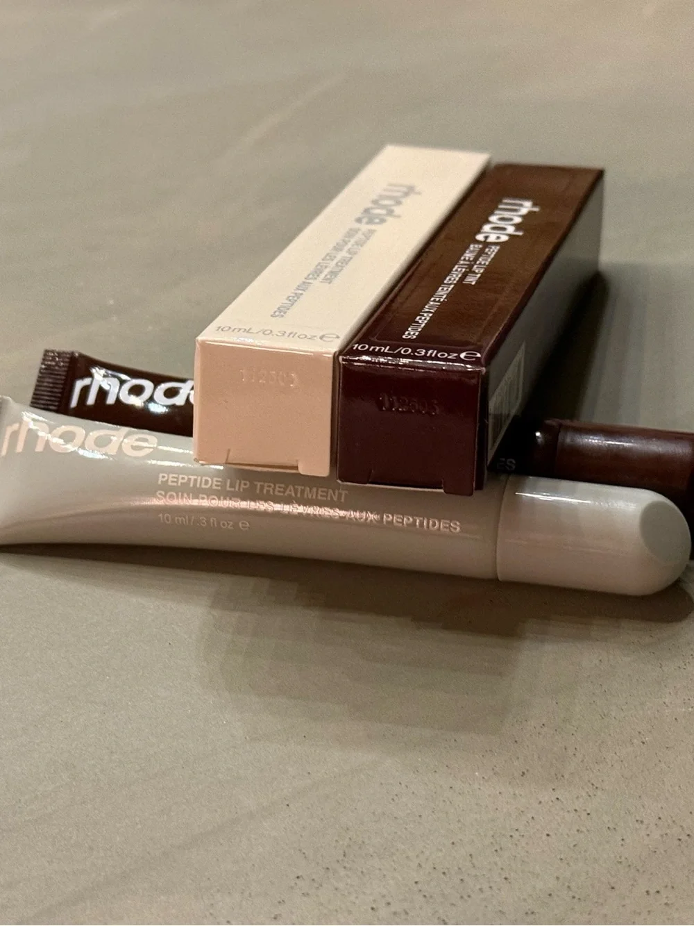 RHODE Peptide Lip Tint & Treatment Set - Salted Caramel + Espresso